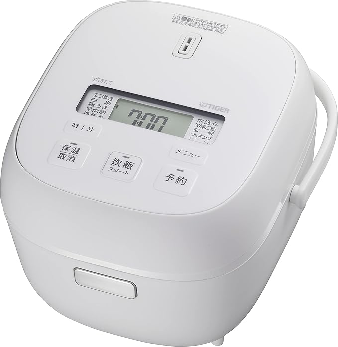 Tiger TIGER JBS-A055 WM [Micon jar rice cooker, freshly cooked, 3 cups, matte white] 100V