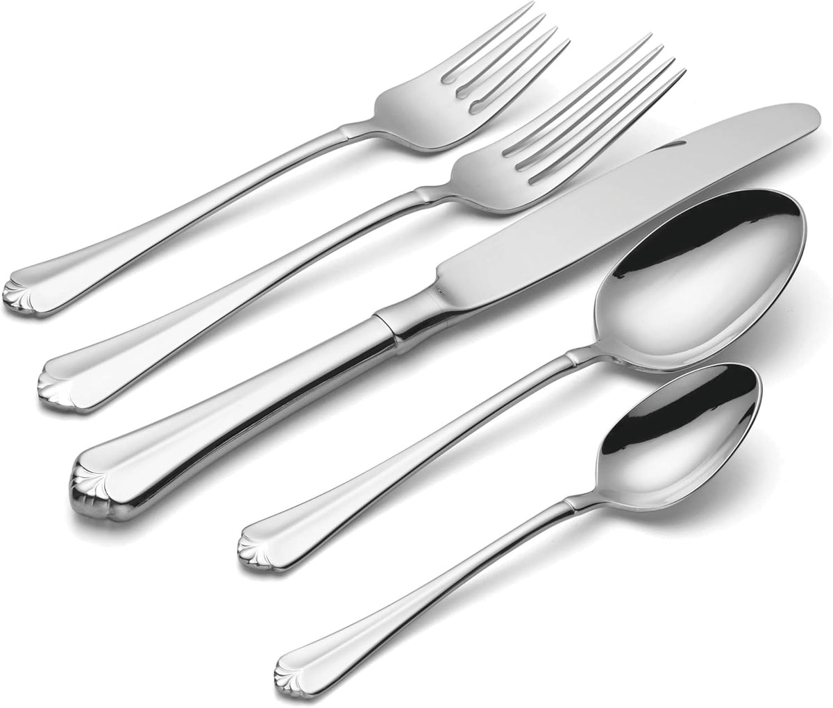 Oneida 2273045AL20 Juilliard 45 Piece Fine Flatware Set, Service For 8