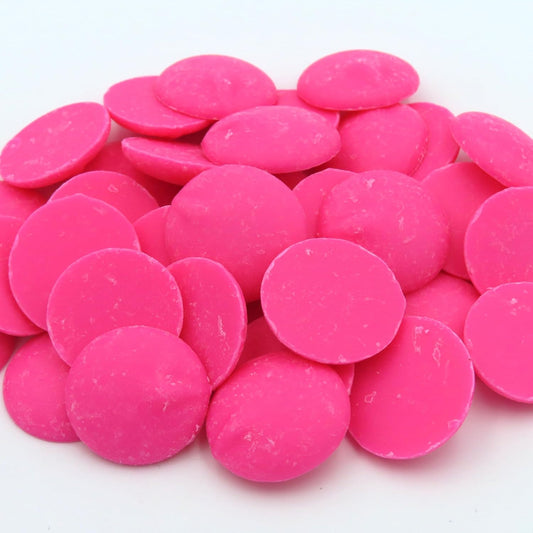 MERCKENS Coating Wafers, Pink Melting Chocolate, 5 Pound Package