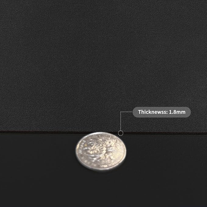 Dining Table Cover Protector for Dining Room Table - Can Be Used On Both Sides Waterproof and Easy to Clean Good Flatness Used for Dining Table(Black+Black 44x78)