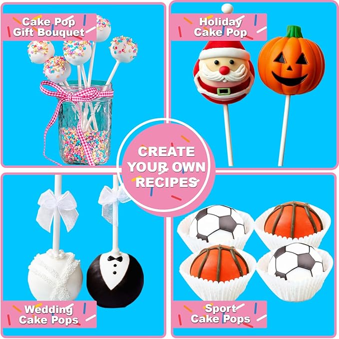 23 Cake Pop Maker Machine – Electric Non-Stick Baker, Fast Heating, Easy to Use for Kids, Birthdays, Parties, Snacks, Gifts, Fun Kitchen Gadget for Home & Restaurants, Makes 23 Cake Pops at Once