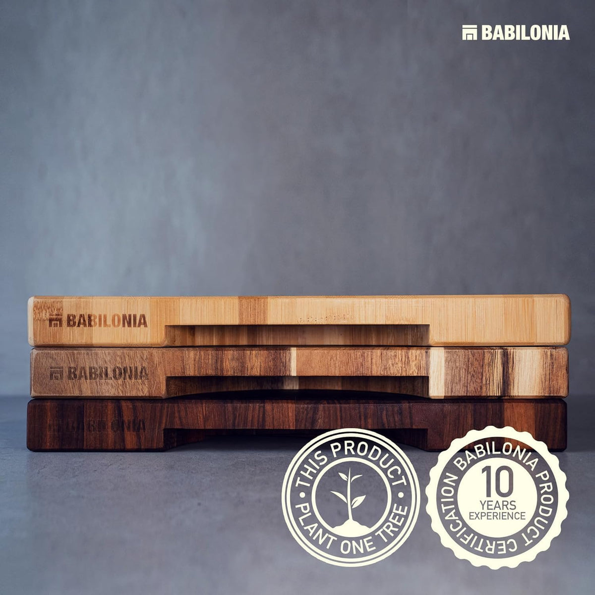 XXL American Black Walnut Cutting Board (ExtraThick 1.7"), Premium Quality & Professional Butcher Block. Heavy Duty End Grain Wood Chopping Board 24"L x 15"W (Oil bottle & Plate included)