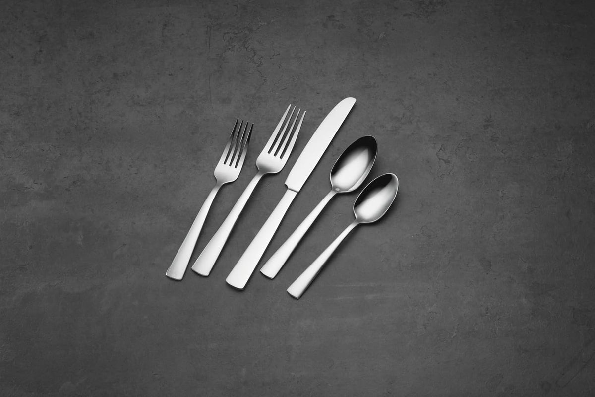 Oneida 20 Piece Everyday Nocha 20PC Flatware Set, Service for 4, Silver