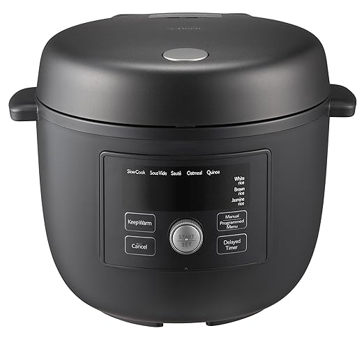 Tiger COL-A40U 2.6-Quart Compact 8-in-1 Electric Multi-Cooker with 21 Programmed Menus (Black)