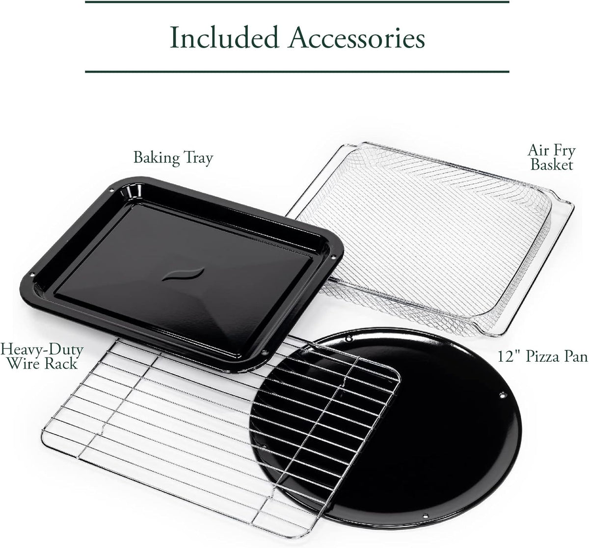 Café Couture Oven with 14 essential cooking modes, including Air Fry, CrispFinish, Bake, Broil, Roast, Toast, Pizza, WiFi & Smart Connected, Voice Control, Countertop Small Appliances, Matte Black