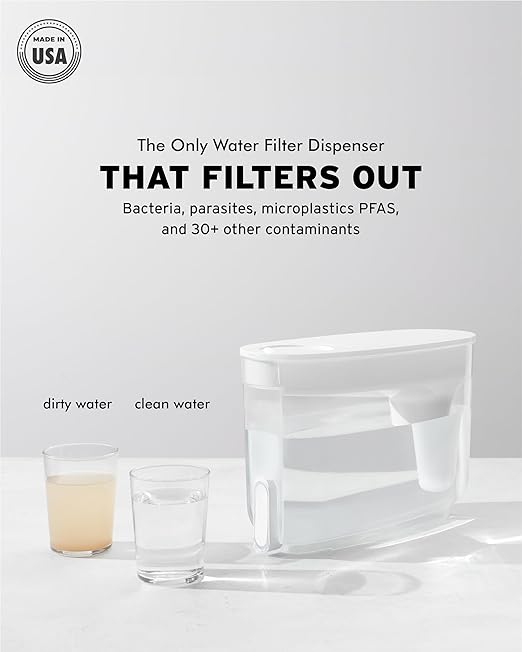 LifeStraw Home– Water Filter Dispenser, 18-Cup