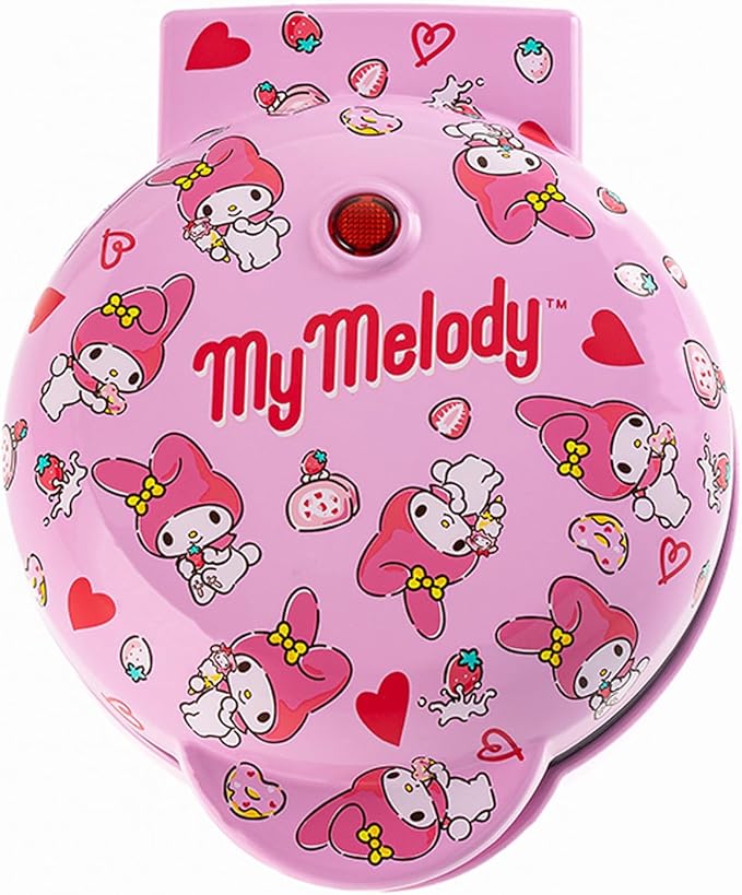 Uncanny Brands Hello Kitty My Melody Mini Waffle Maker - Cook With Your Favorite Bunny Character