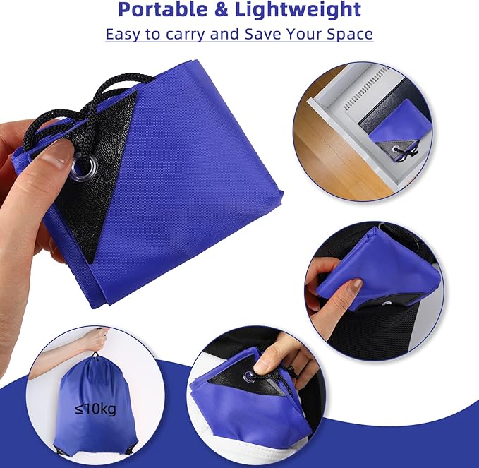 GoodtoU Drawstring Bags Bulk, 40 Pcs Cinch Gym Sackpack Drawstring Backpack for Women & Men, Blue
