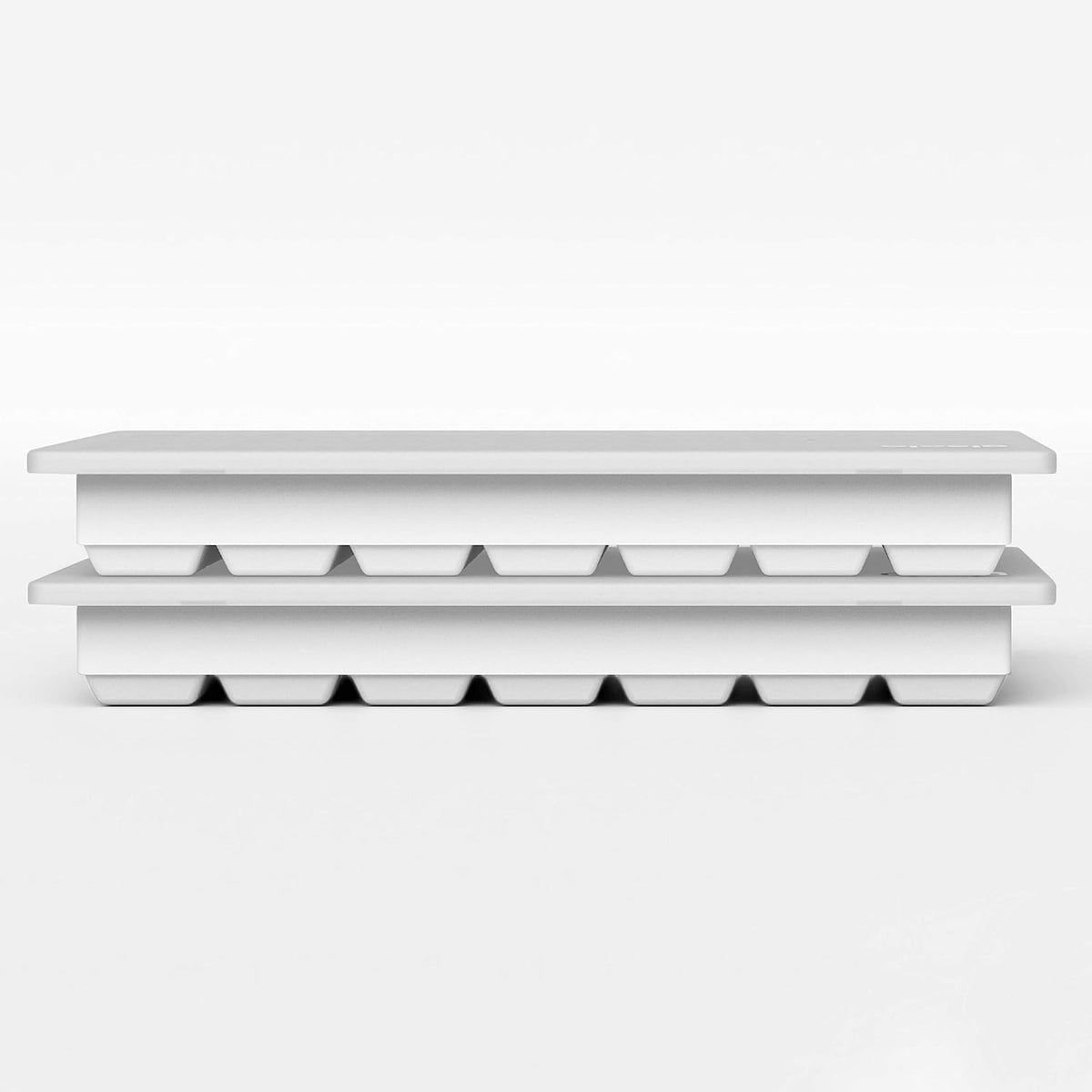 glacio Ice Cube Tray – Small Silicone Molds with Lids, BPA-Free and Flexible for Cocktails and Beverages – Set of 2