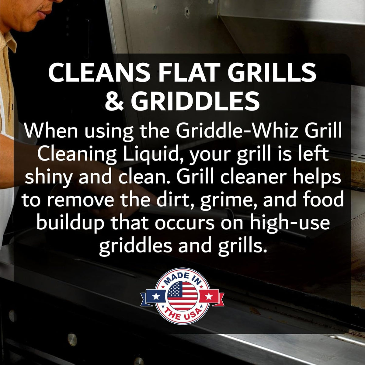 Combo Kit Flat Top Grill Griddle Surface Cleaner, 4-Pack Griddle-Whiz plus Griddles Scraper plus Pumice Stone for Tough Grease & Food Buildups for Griddles & Flat Top Grills