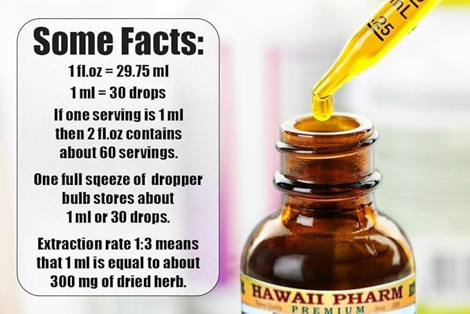 Garlic Alcohol-Free Liquid Extract, Organic Garlic (Allium sativum) Dried Powder Glycerite Hawaii Pharm Natural Herbal Supplement 2x4 oz