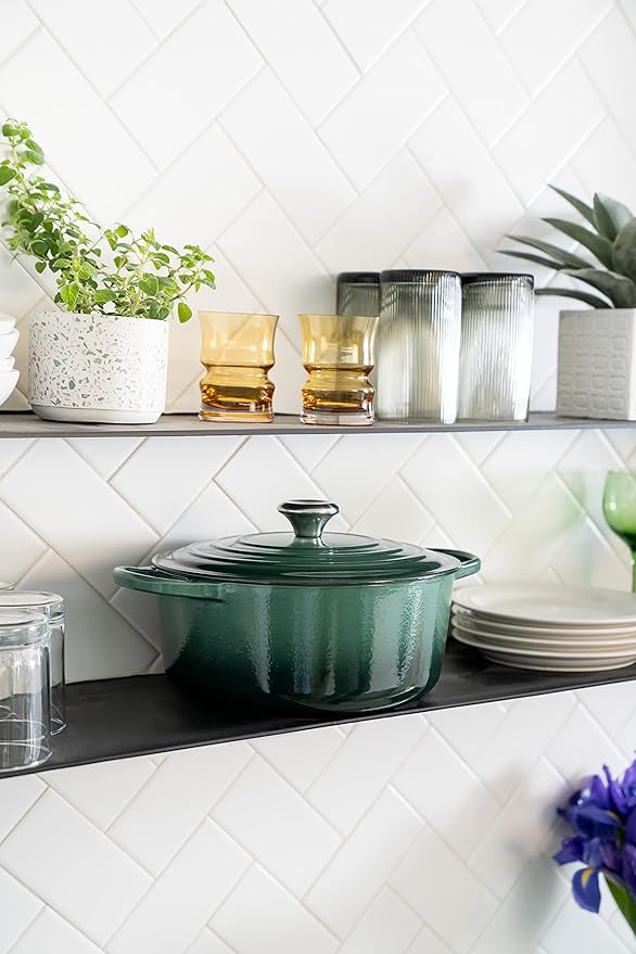Le Creuset Enameled Cast Iron Signature Round Dutch Oven, 4.5 qt., Artichaut