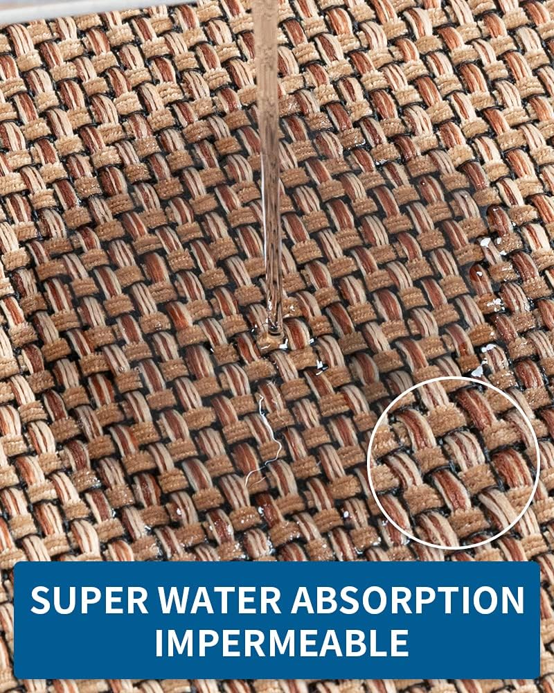 Kitchen Rugs and Mats, Washable Non-Skid Kitchen Mats for Floor, Large Runner Rugs for Kitchen Floor, Front of Sink, Hallway, Laundry Room (Beige, 20"x70")