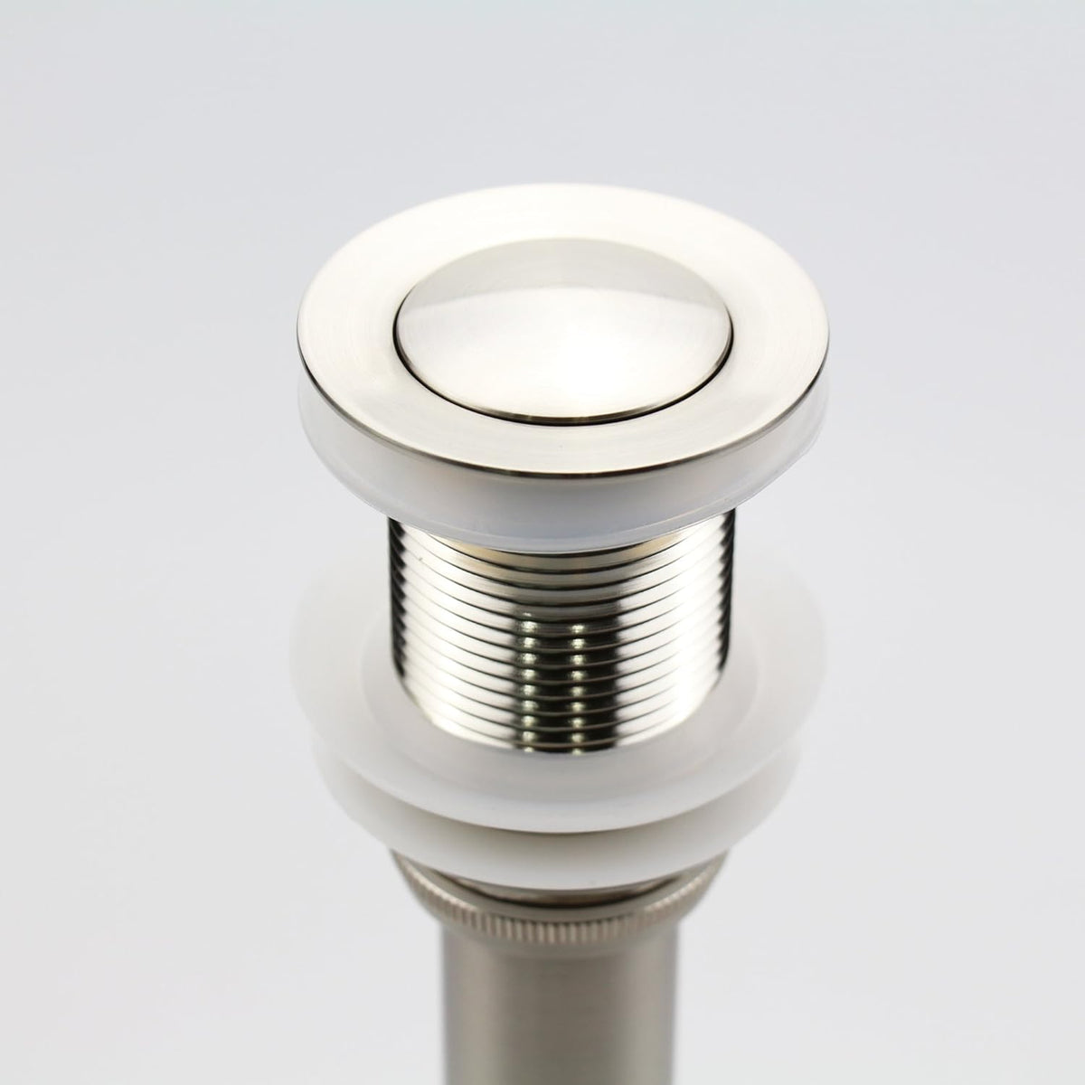 Bathroom Sink Drain,Drain Stopper Bathroom Sink Without Overflow,Pop Up Drain Strainer,Stainless Steel Brushed Nickel
