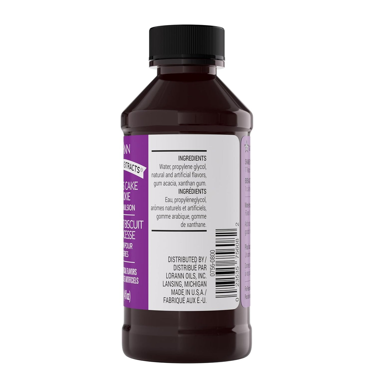 Lorann Oils Princess Cake and Cookie Bakery Emulsion: Regal Flavor Blend, Perfect for Enhancing Sweet, Cake-like Undertones in Baked Goods, Gluten-Free, Keto-Friendly, Unique Flavor Blend Essential