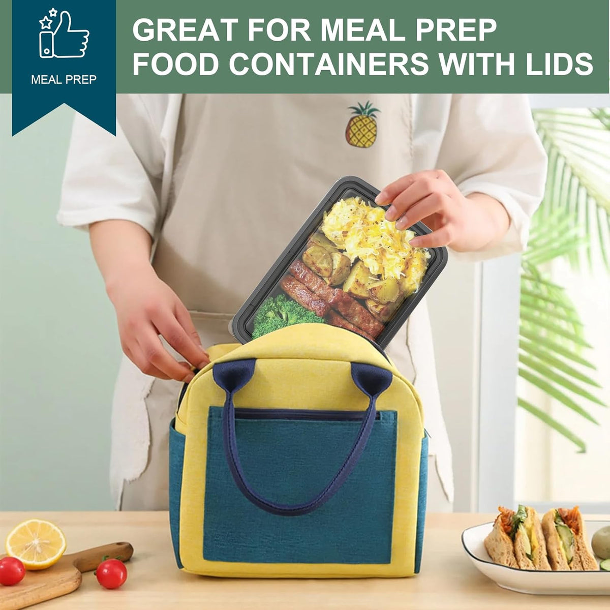 50 Pack Meal Prep Containers 38 oz, Leakproof To Go Food Containers, Disposable & Reusable Food Prep Containers for Takeout, Food Storage Containers BPA-Free, Microwave/Dishwasher/Freezer Safe