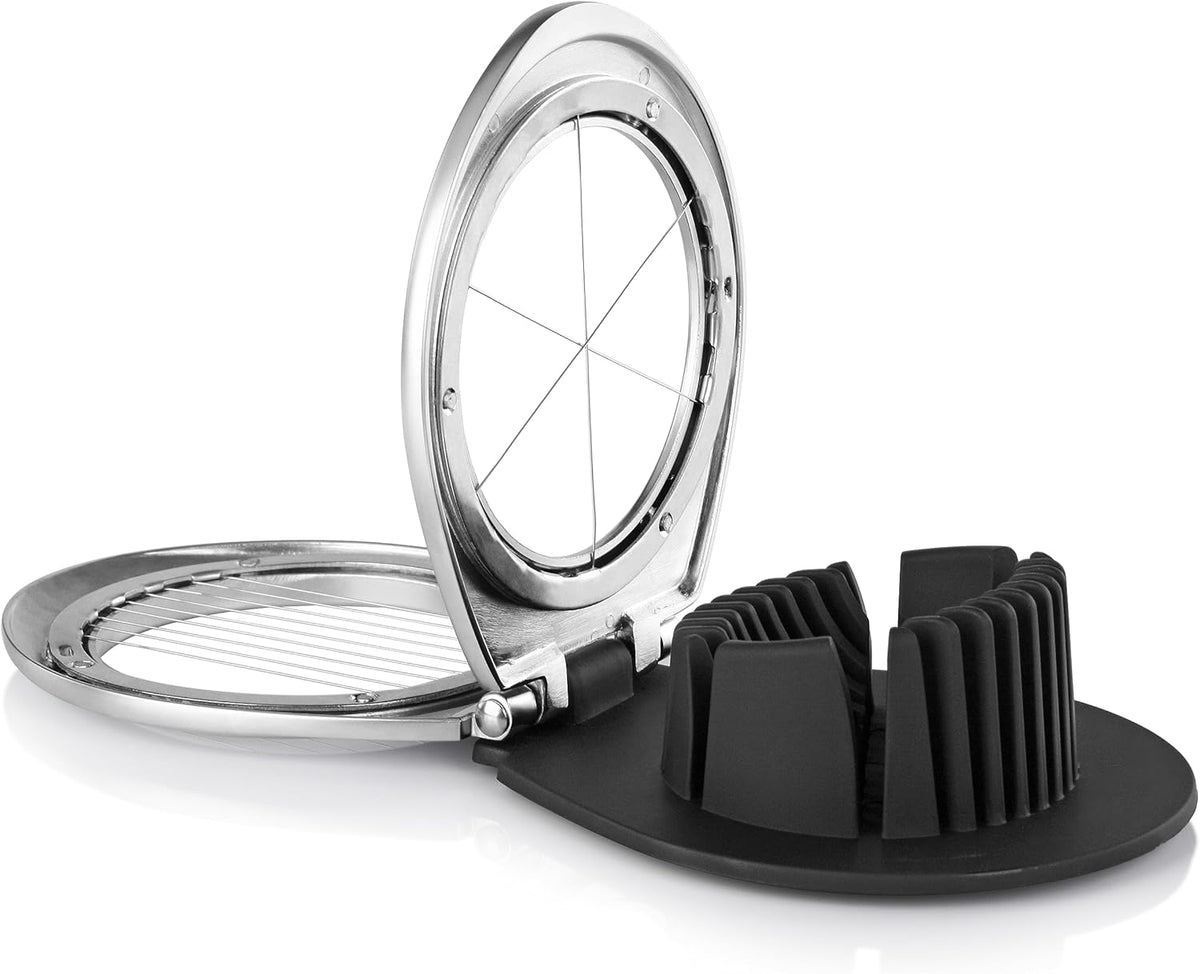 New Star Foodservice 42634 Heavy Duty Egg Slicer with 3 Slicing Styles (Hand Wash Only)