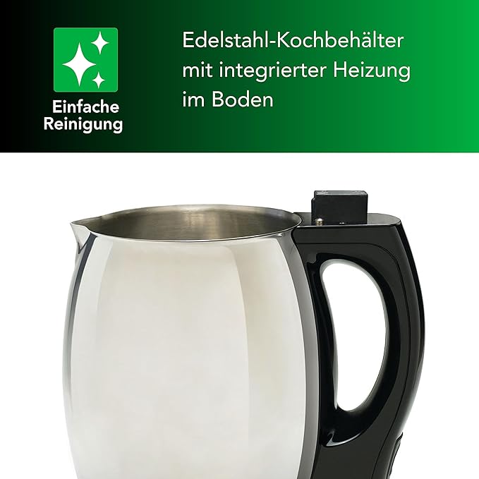 Tribest SB-130-220V Soyabella Automatic Soy and Nut Milk Maker Machine, Silver