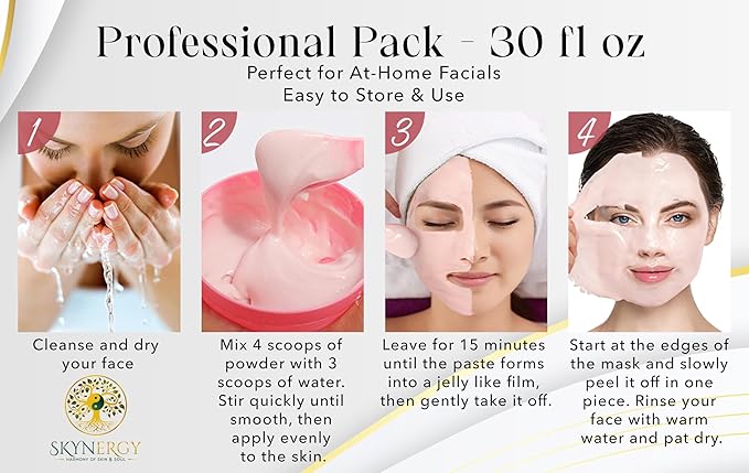 Chi Energy Elixir Jelly Mask - Professional Grade HydroGlo Jelly face Masks for facials professional Peel Off Face Mask for Skin Hydration,Radiance,Reduced Fine Lines,Pigmentation | 30 fl oz
