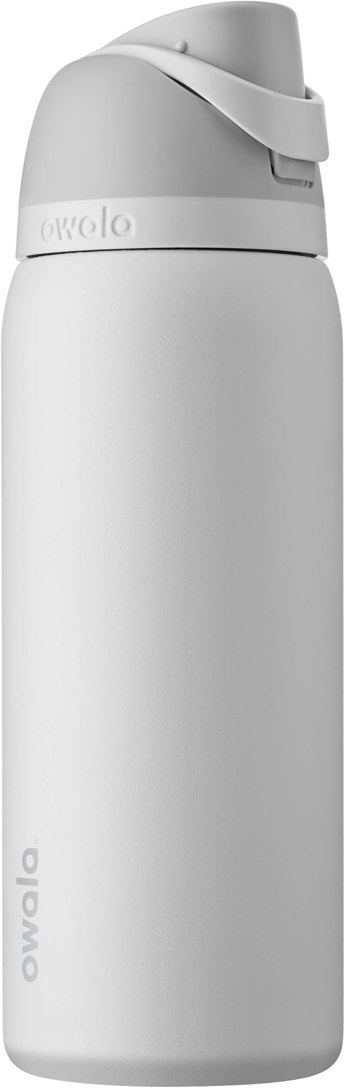 Owala FreeSip Insulated Stainless Steel Water Bottle with Straw, BPA-Free Sports Water Bottle, Great for Travel, 32 Oz, Shy Marshmallow