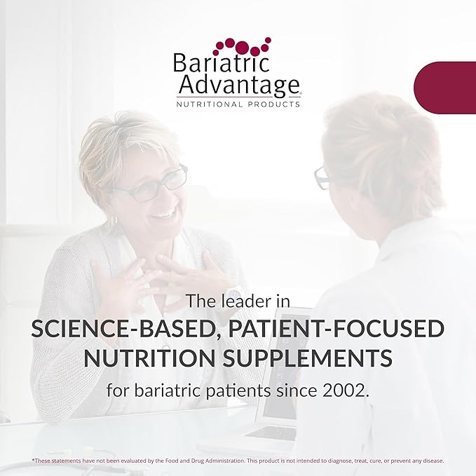 Bariatric Advantage Ultra Solo with Iron - Once-Per-Day Daily Multivitamin - for Bariatric Patients - with Thiamin, Vitamin A & More - Gluten Free - 30 Capsules