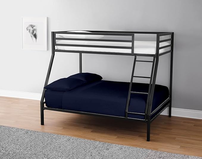 NON Sticky cotton 4 PC Cot Sheet Set - 33x75, 100% Egyptian Cotton, Fitted Sheet - Deep Pocket (8 Inch), Flat Sheet, 2 Pillowcases - Navy Blue Solid