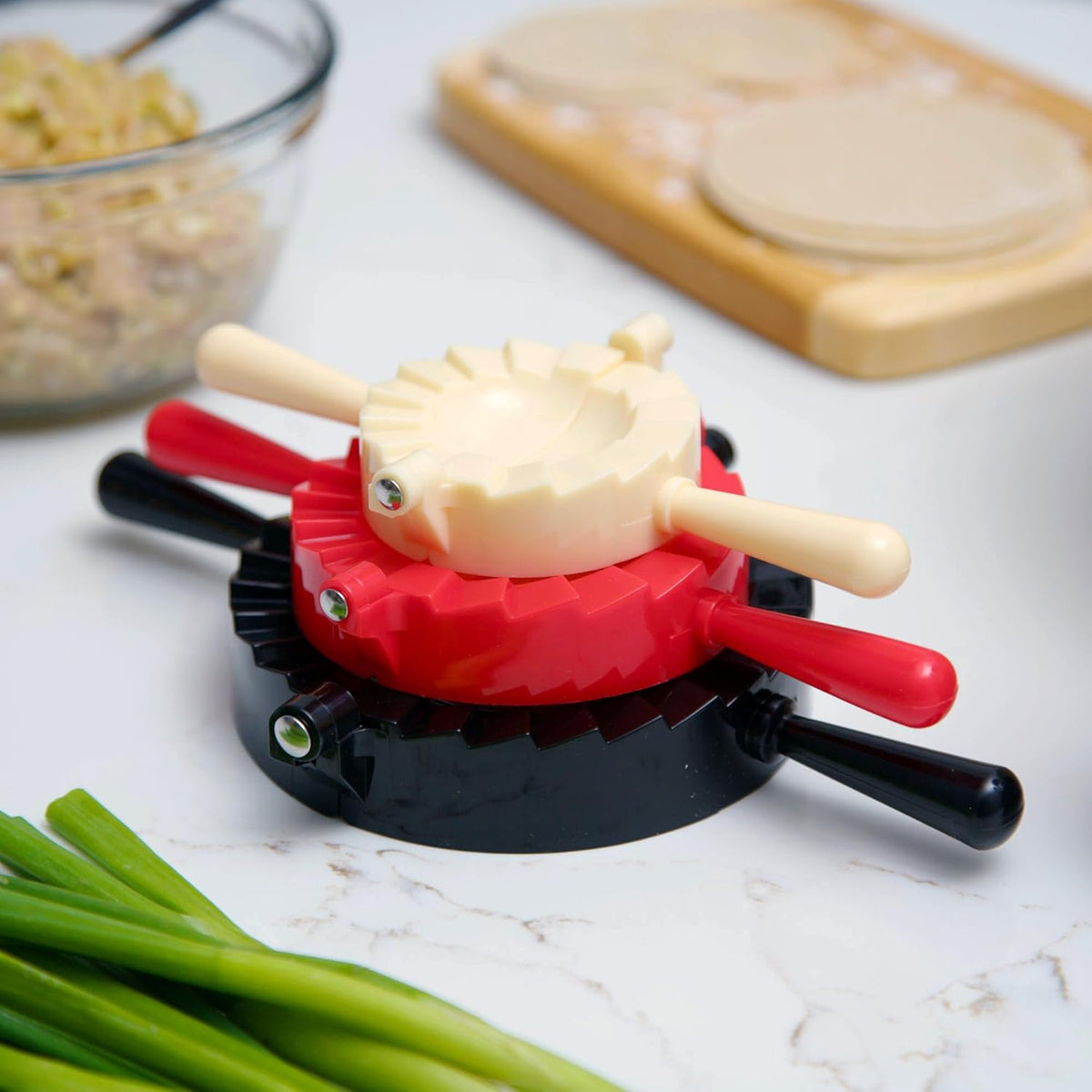 Joyce Chen 3-Piece Dumpling Maker Dumpling Press and Sealer Kit