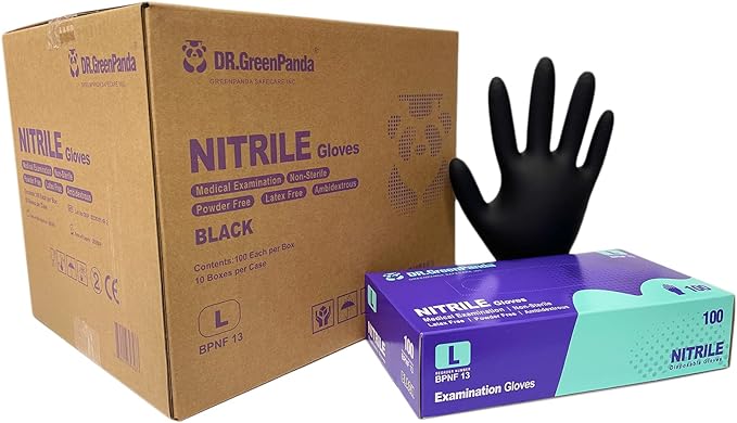 Nitrile Food Safe Disposable Medical Gloves Latex Free Powder Free for Food Prep Cooking Cleaning Exam 3mil