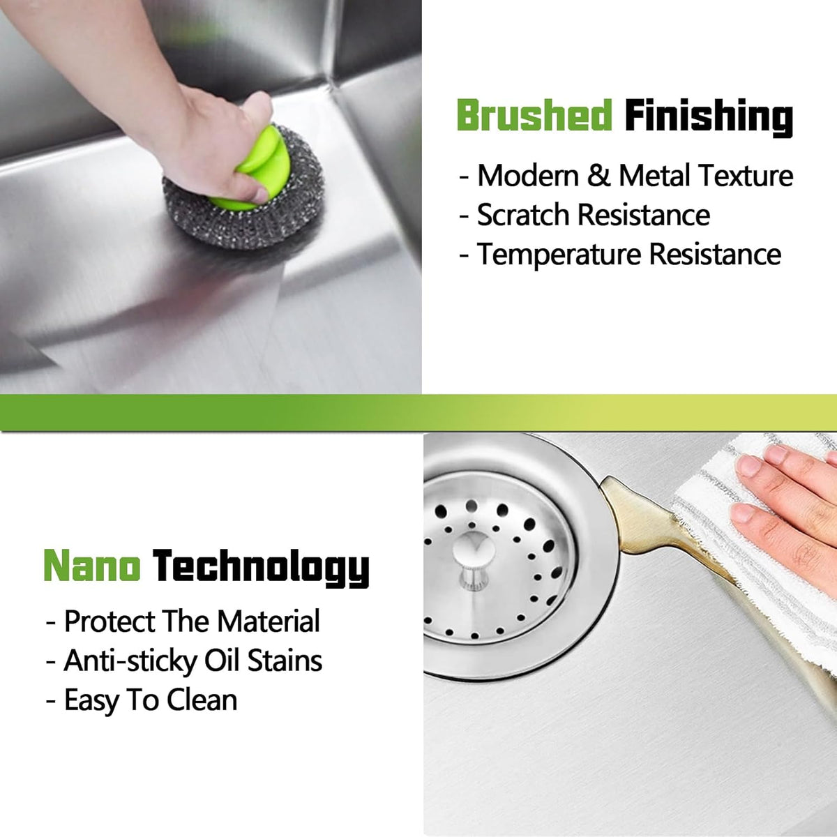 30x22 Inch Stainless Steel Kitchen Sink - Drop In Modern Single Bowl Topmount Kitchen Sink With Silicon Mat,Drain Strainer Set Offering Large Basin And Compatibility With Various Kitchen&Bar Style