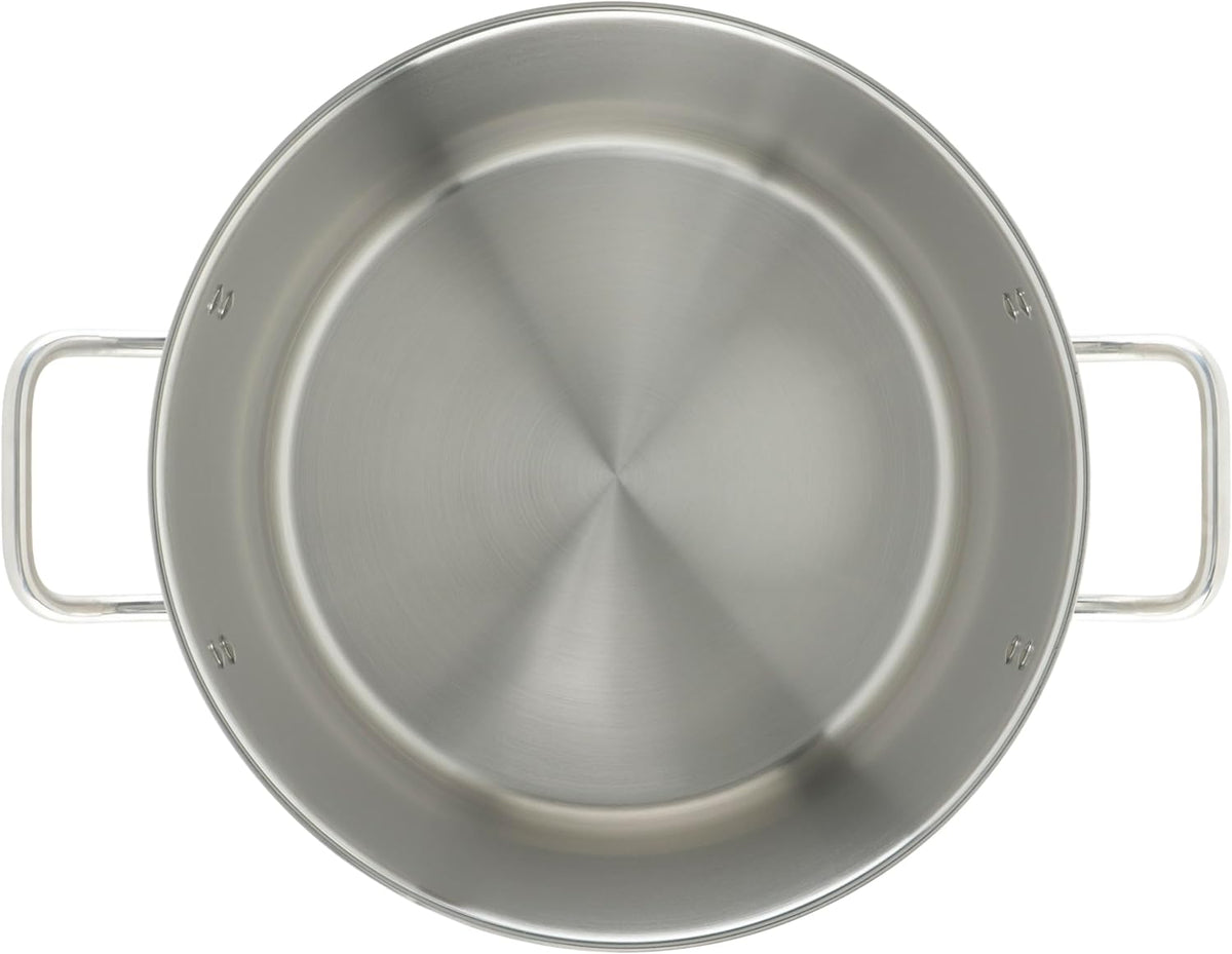 Winware Stainless Steel 24 Quart Stock Pot with Cover,Silver
