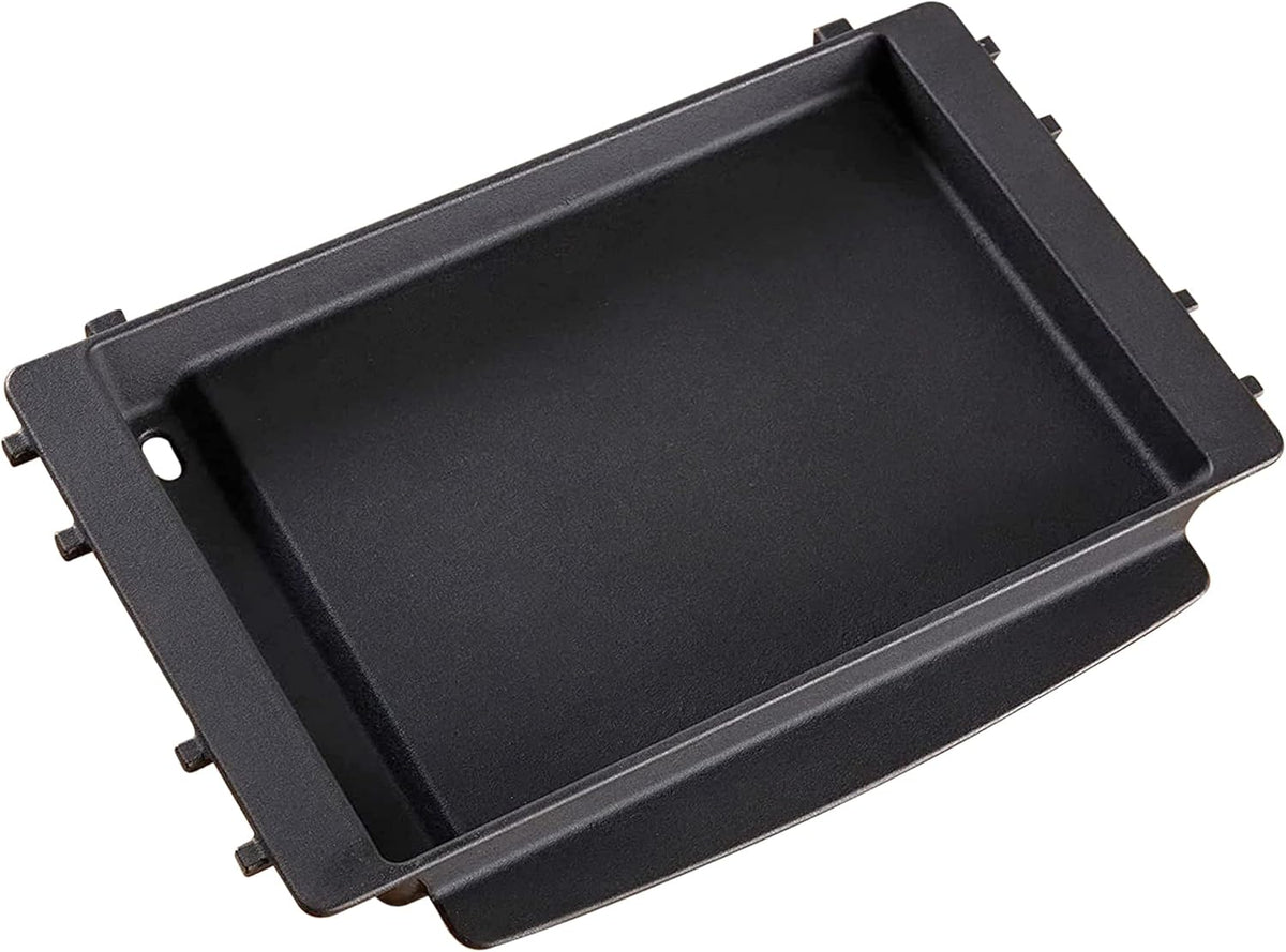 Grill Griddle 7658 Cast iron Griddle for Weber Gas Grill Griddle Spirit 200 300 Spirit II E-210 E-310 Series, for Weber Genesis Silver B C 1000-5000 Grill Grate Accessories Cast Iron Griddle Plate