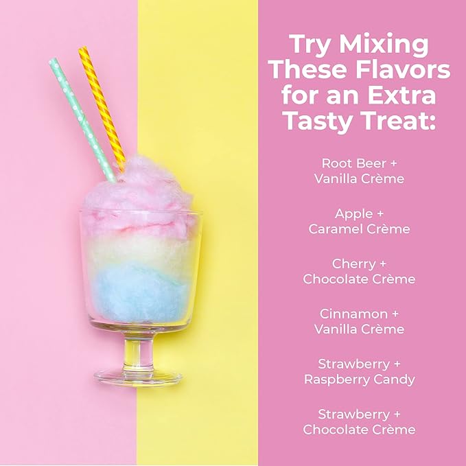Nostalgia Vintage Hard and Sugar Free Candy Countertop Cotton Candy Maker, Includes 2 Reusable Cones And Sugar Scoop – Pink
