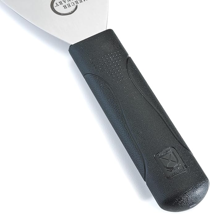 Mercer Culinary Millennia Grill Scraper, 4 Inch x 4-1/2 Inch Blade, Black Handle
