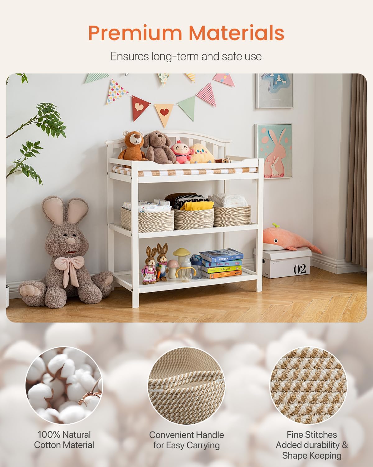 Small Woven Basket, 13.5 x 9.5 x 5 Inches, Storage Basket for Organizing, Cute Small Rope Shelf Closet Cube Storage Bins Baskets for Shelves, Dog Toy Gift Baskets Empty, 3 Pack Brown
