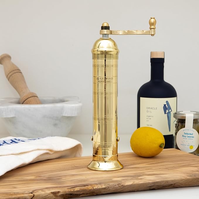 Alexander Home The Original European Mill (Brass, 9-Inch Pepper)