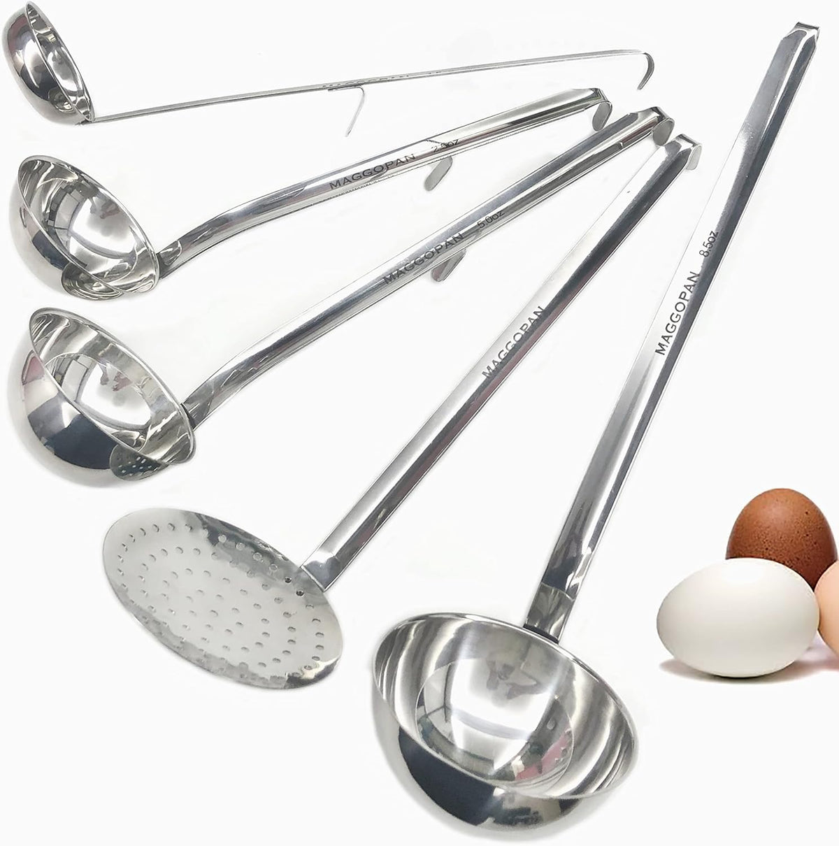 Stainless Steel Soup Ladle (5 PCS SET)