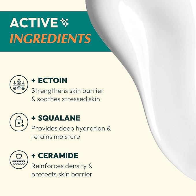 All-in-one Ectoin Lotion - Korean Face Moisturizer with Ectoin, Squalane and Ceramide - Hydrating, Pore Care, Barrier Strengthening - Gentle on All Skin Types, 3.38 fl.oz.