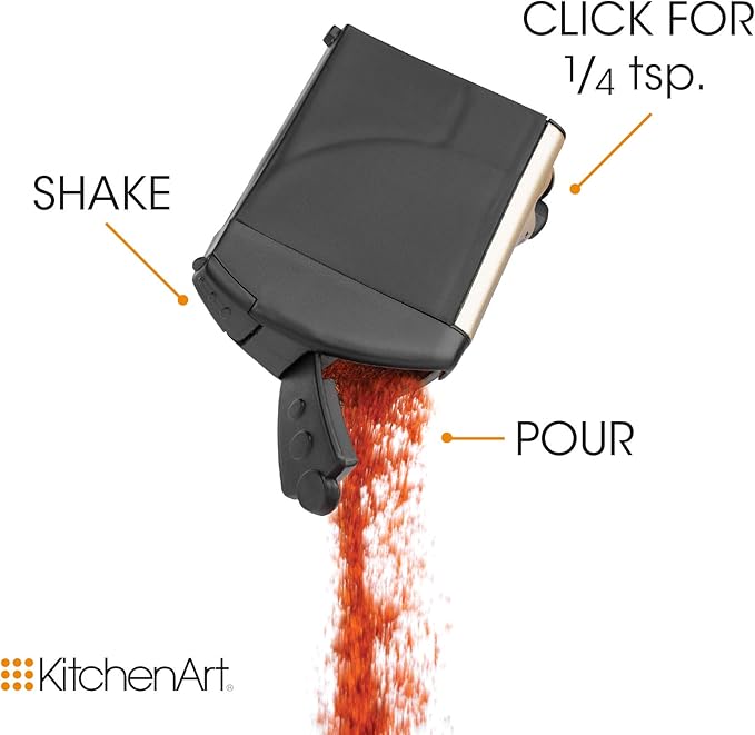 KitchenArt 57010 Select-A-Spice Auto-Measure Carousel Professional Series, Satin