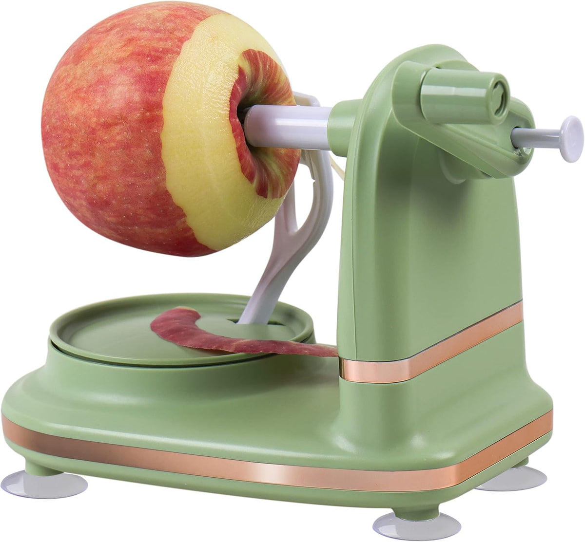 Apple Peeler with 2 Blades Replacements, Apple Pealer Slicer & Corer for Home Kitchen Quick Applesauce Pie Making