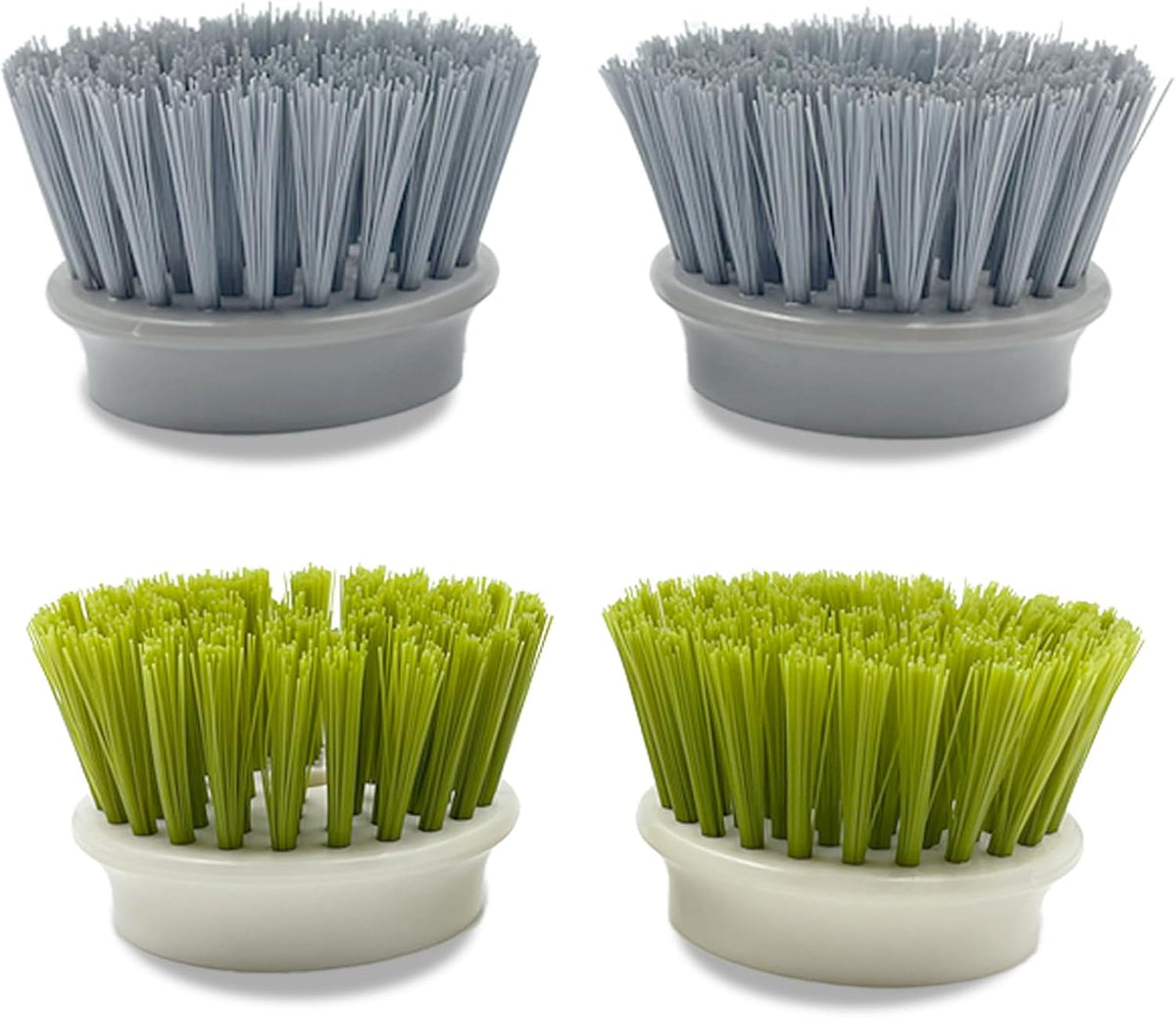 Palm Brush Refills, Dish Brush Replacement Head, 4 Pack