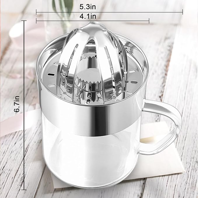 Corn Stripper 2-in-1 Citrus Juicer Hand Orange Juicer Lemon Squeezer Corn Peeler Corn Cob Stripping Tool Corn Cutter & Remover 20oz