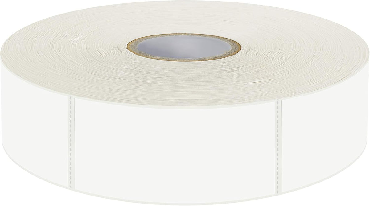 1000 Blank Removable Freezer Labels Water Oil Resistant with Perforation Line for Food Containers Jars Pantry Organization (Each Measures 1” x 2”)