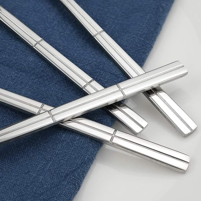 Stainless Steel Flatware Dessert Spoon, Set of 12