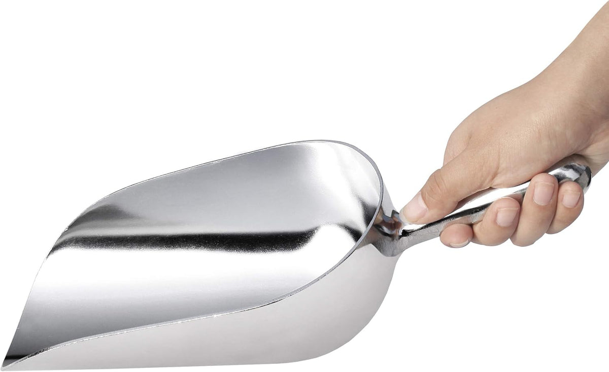 New Star 34585 Cast Aluminum Utility Scoop, 58-Ounce