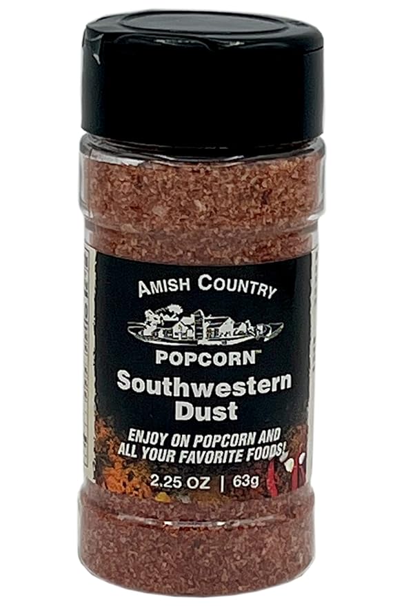 Amish Country Popcorn | Southwestern Popcorn Dust - 2.5 oz | Old Fashioned, Non-GMO and Gluten Free