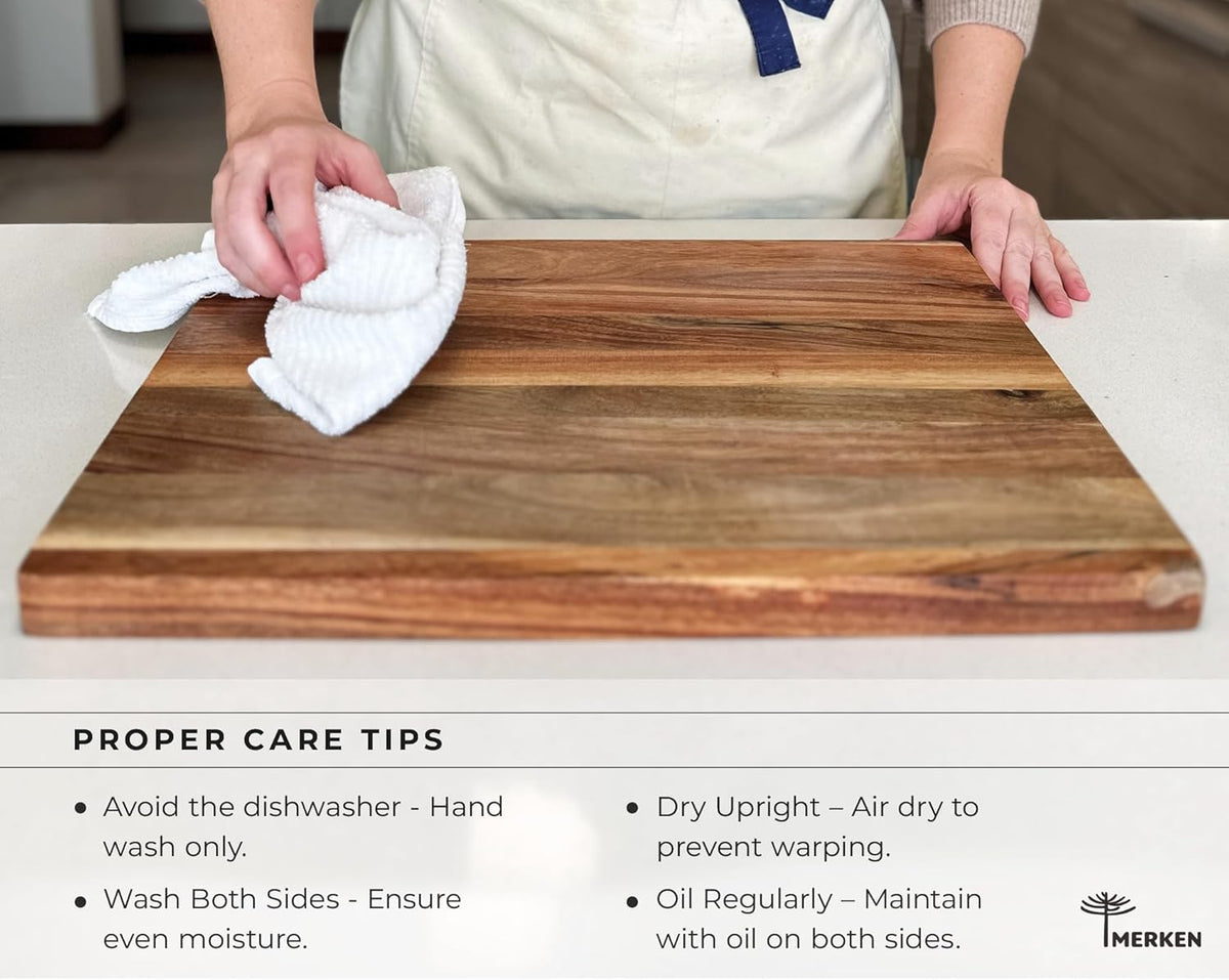 Premium Walnut Wood Cutting Board – Large End Grain Butcher Block – Reversible Chopping Board with Juice Groove – For Meat, Cheese, Veggies, Charcuterie – Knife Friendly Kitchen Essential