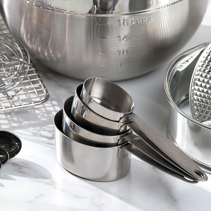 Cuisipro Stainless Steel Measuring Cup Set