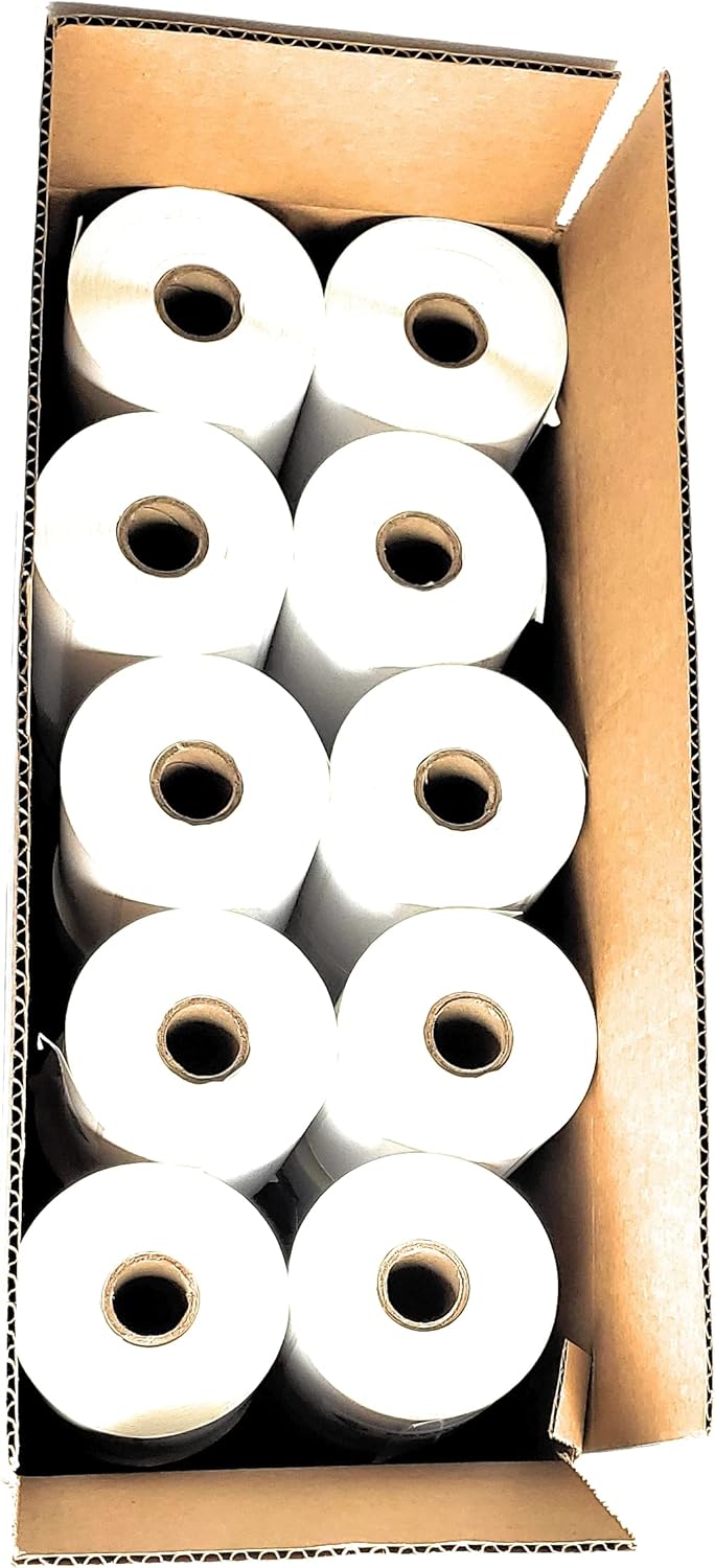 Premium Label Supply 4" x 3" Direct Thermal Labels - 500 Labels per Roll - 1'' Core - 100 Rolls - 50,000 Labels