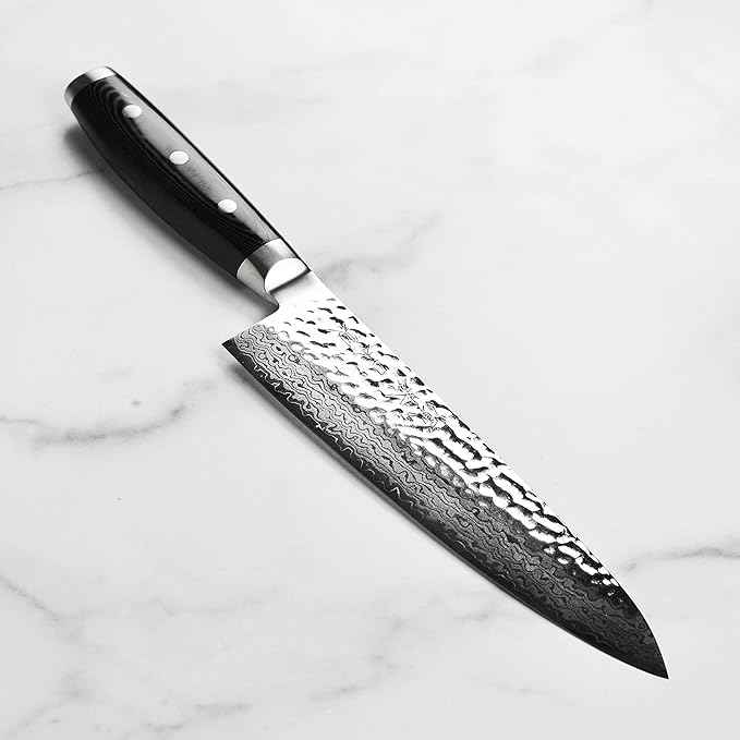 Enso Chef's Knife - Made in Japan - HD Series - VG10 Hammered Damascus Stainless Steel Gyuto - 8"