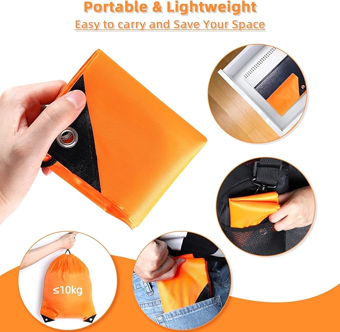 GoodtoU Backpack, 100 Pcs Drawstring, 11.4L, 20 Colors, Nylon, Foldable, Adjustable Straps, Unisex, School, Travel, Sport, Work